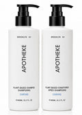 Plant-Based Shampoo and Conditioner Set with Aloe Chamomile Coconut and Jojoba Oils, 16.2 Fl Oz Each P751073