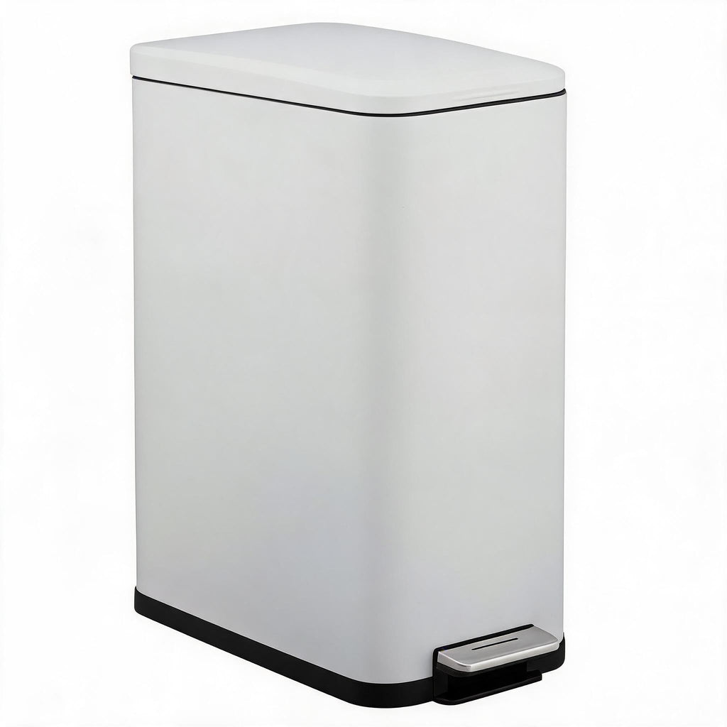 13.2 gal Stainless Steel Step Trash Can H12128