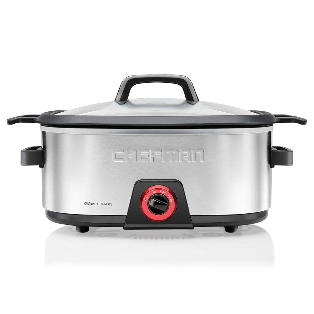6-Quart Electric Slow Cooker with Removable Nonstick Insert H413536