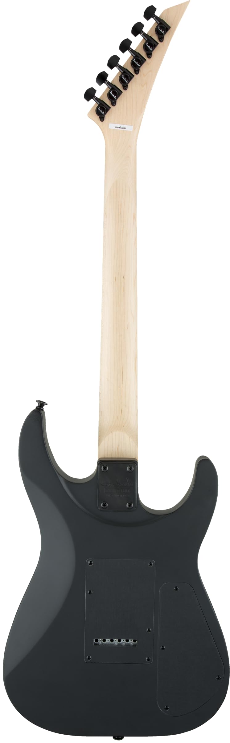 Satin Black Arch Top Electric Guitar A7385