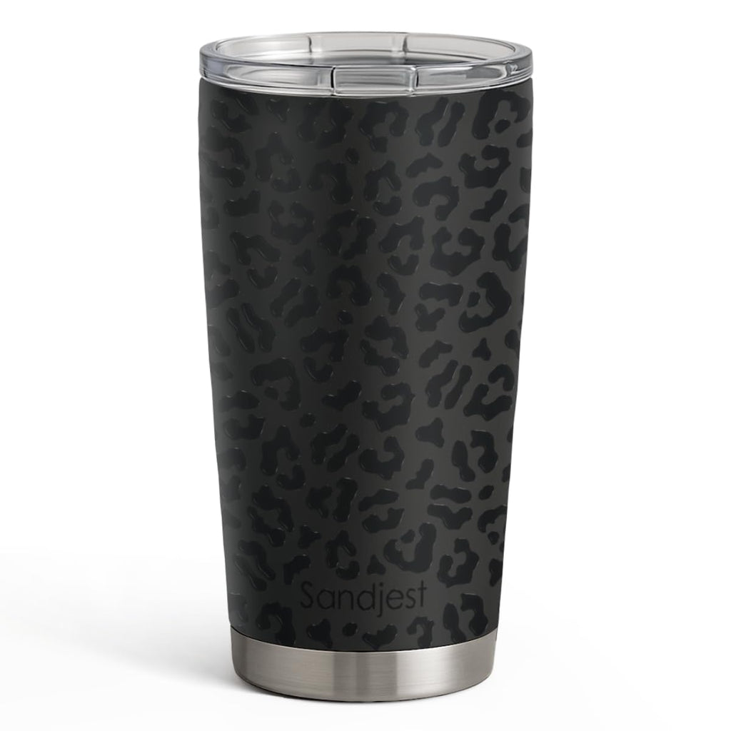 20oz Stainless Steel Insulated Leopard Print Tumbler A154