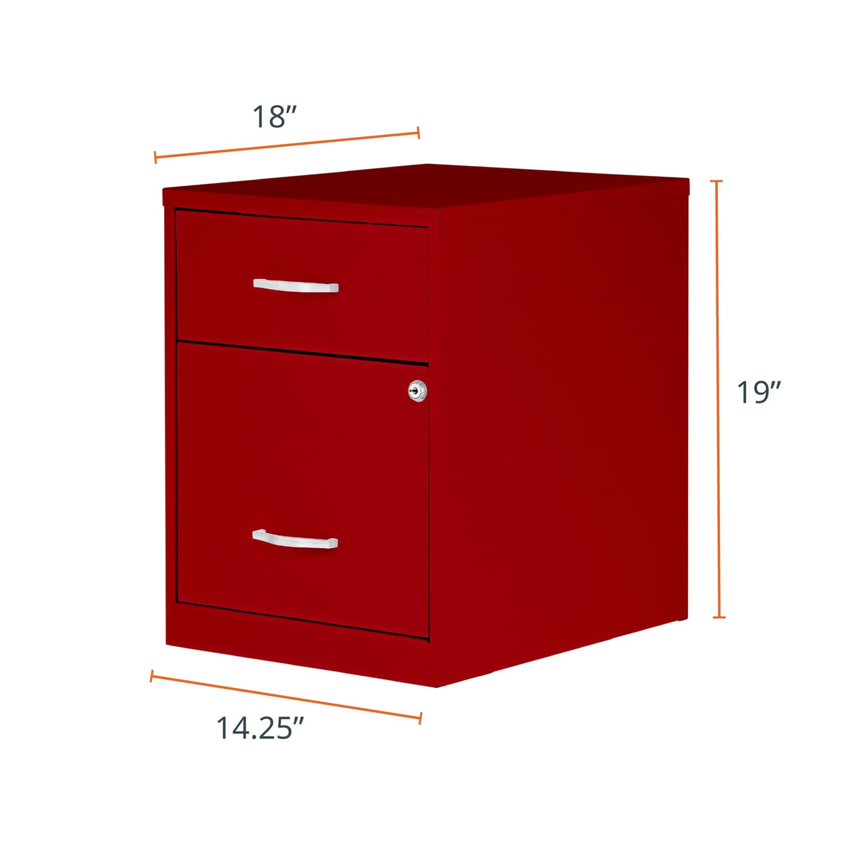 2 Drawer Locking Steel Filing Cabinet Z2595