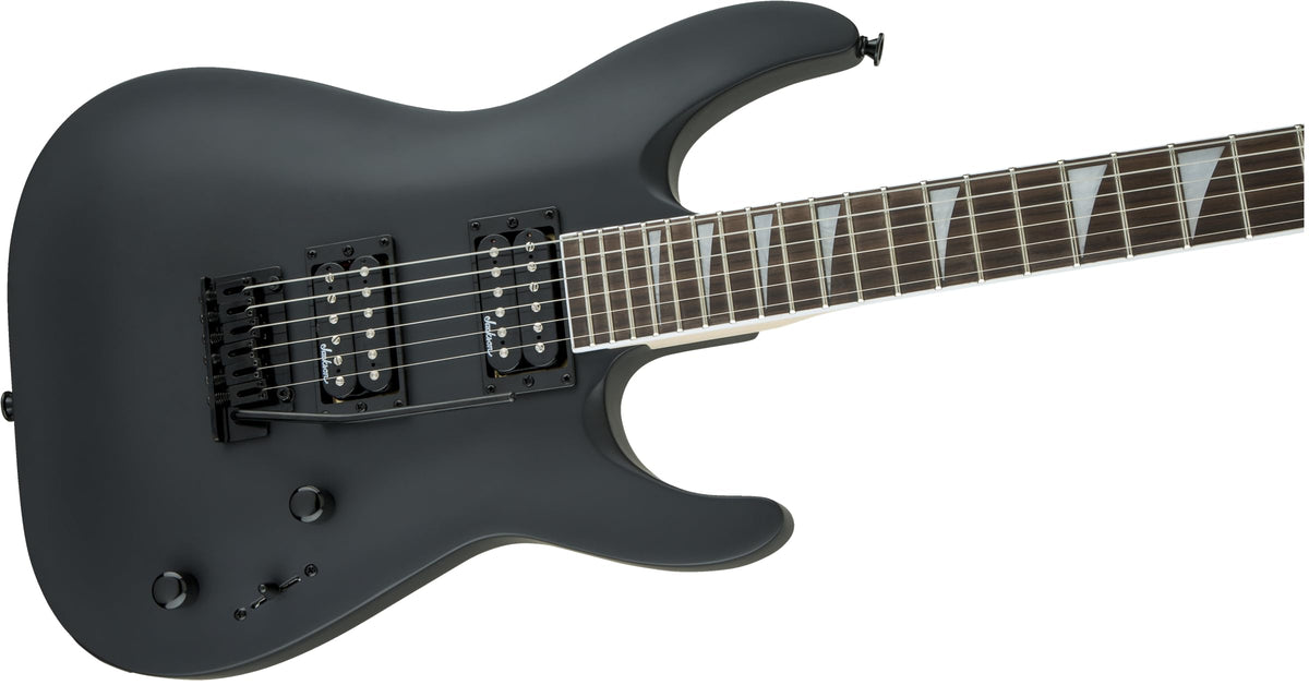 Satin Black Arch Top Electric Guitar A7385