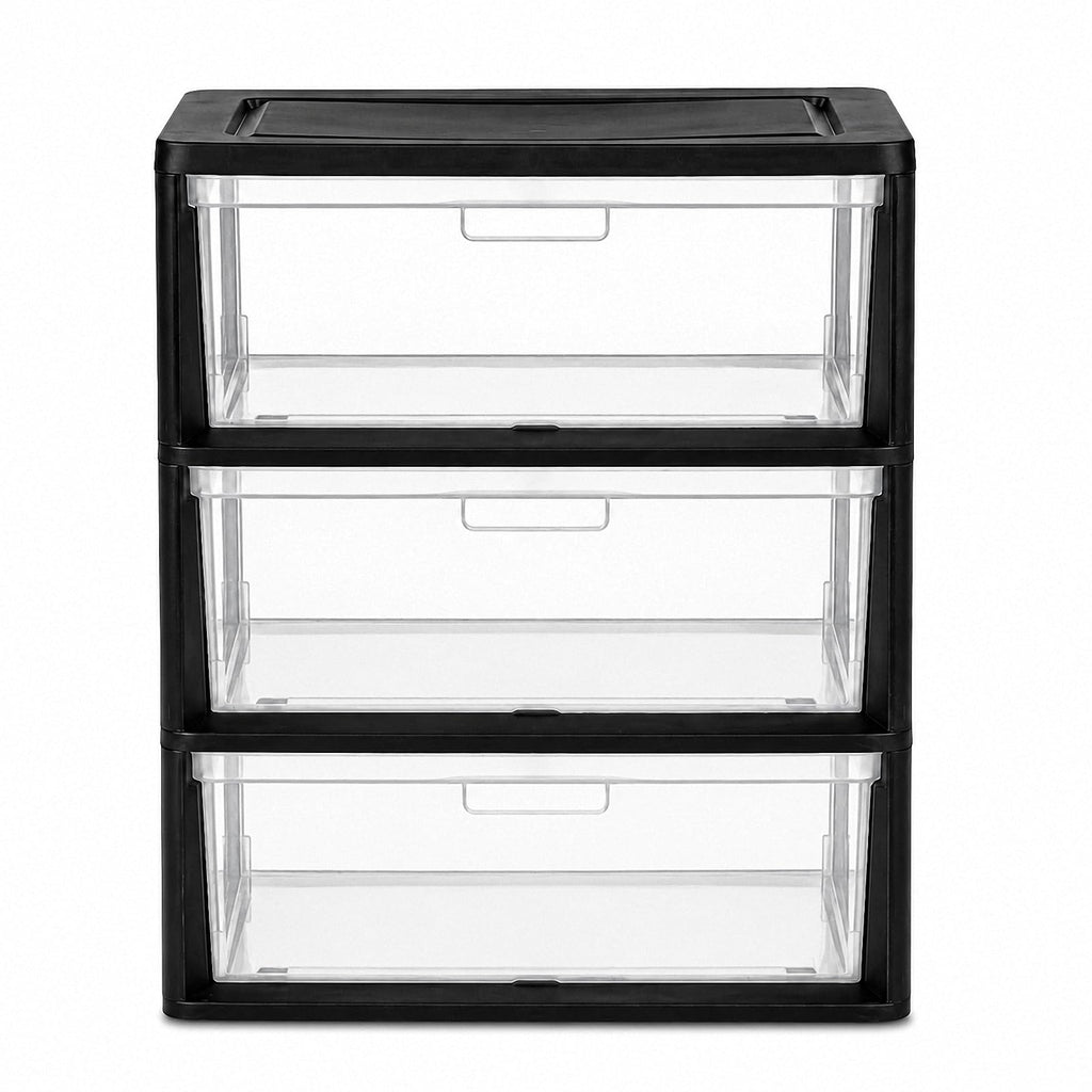 3 Drawer Plastic Storage Cart T4511