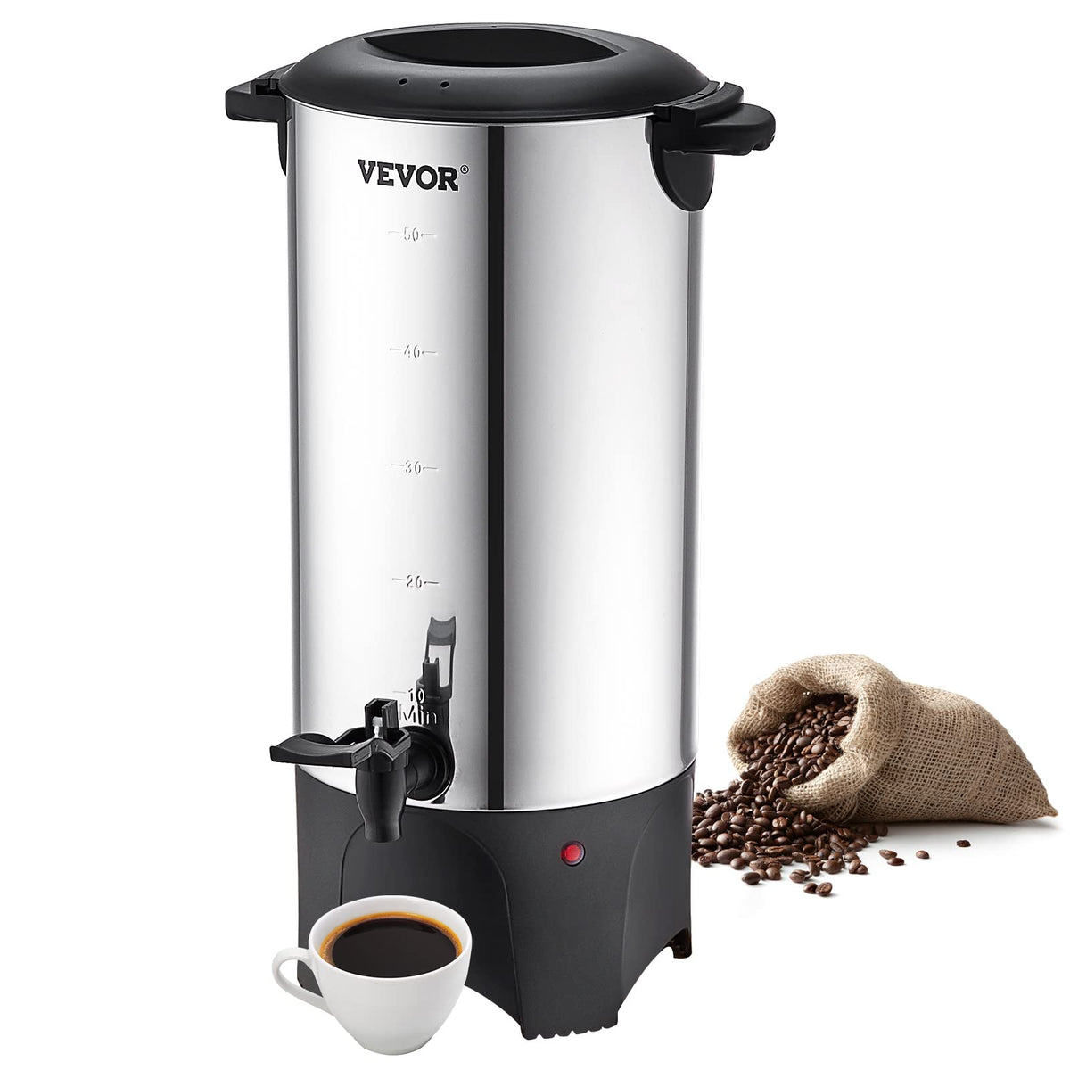 50 Cups Stainless Steel Commercial Coffee Urn Y463091