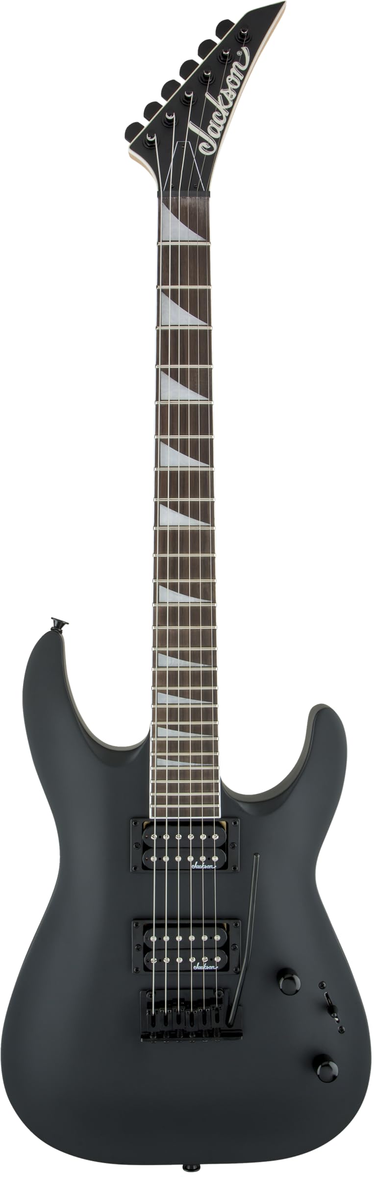 Satin Black Arch Top Electric Guitar A7385