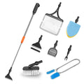 7-in-1 Aquarium Cleaning Tool with Telescopic Handle D75036