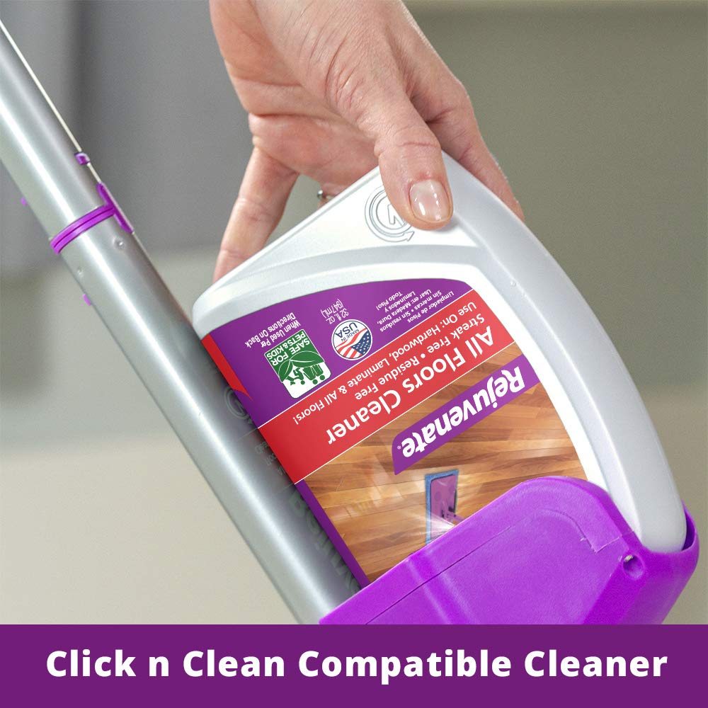 Wood Floor Restorer and Polish with High Gloss Finish 32oz and PH Balanced Floor Cleaner Q87048
