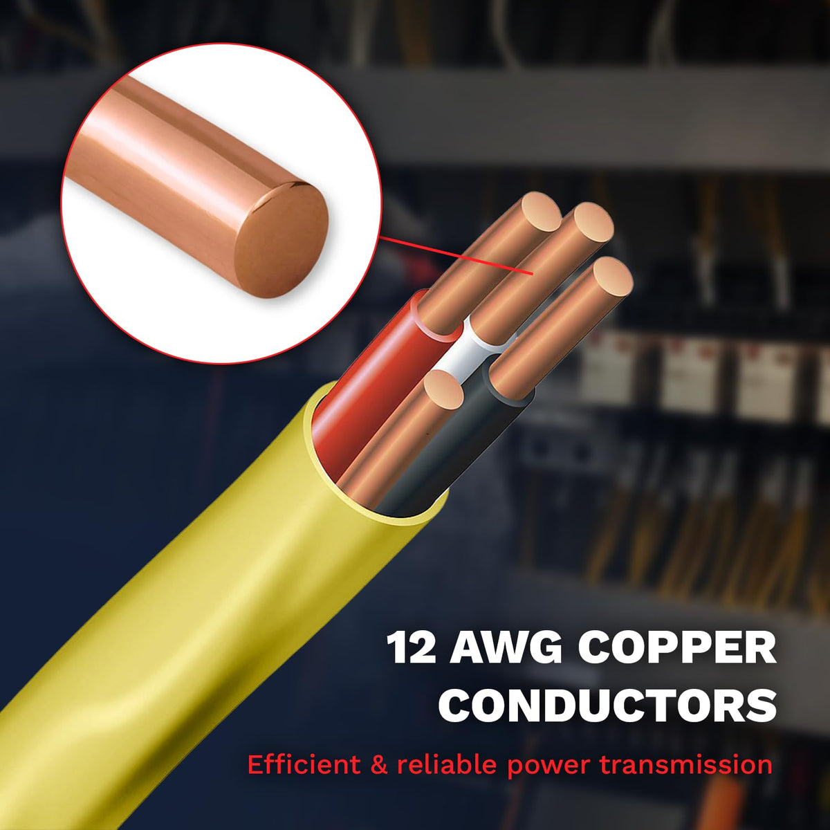 Solid Indoor Electrical Wire 100 Ft W4552