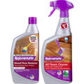 Wood Floor Restorer and Polish with High Gloss Finish 32oz and PH Balanced Floor Cleaner Q87048