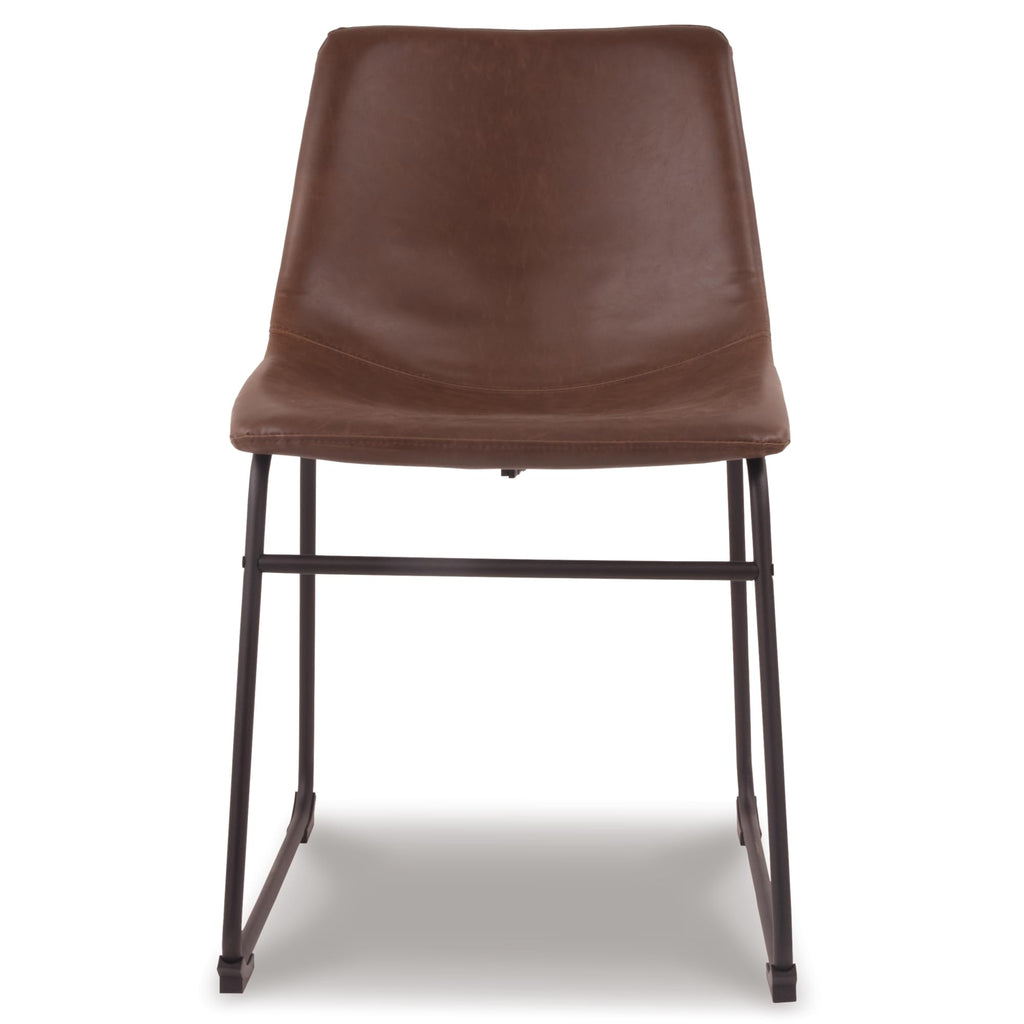 Mid-Century Dining Chair Set of 2 Brown D38805