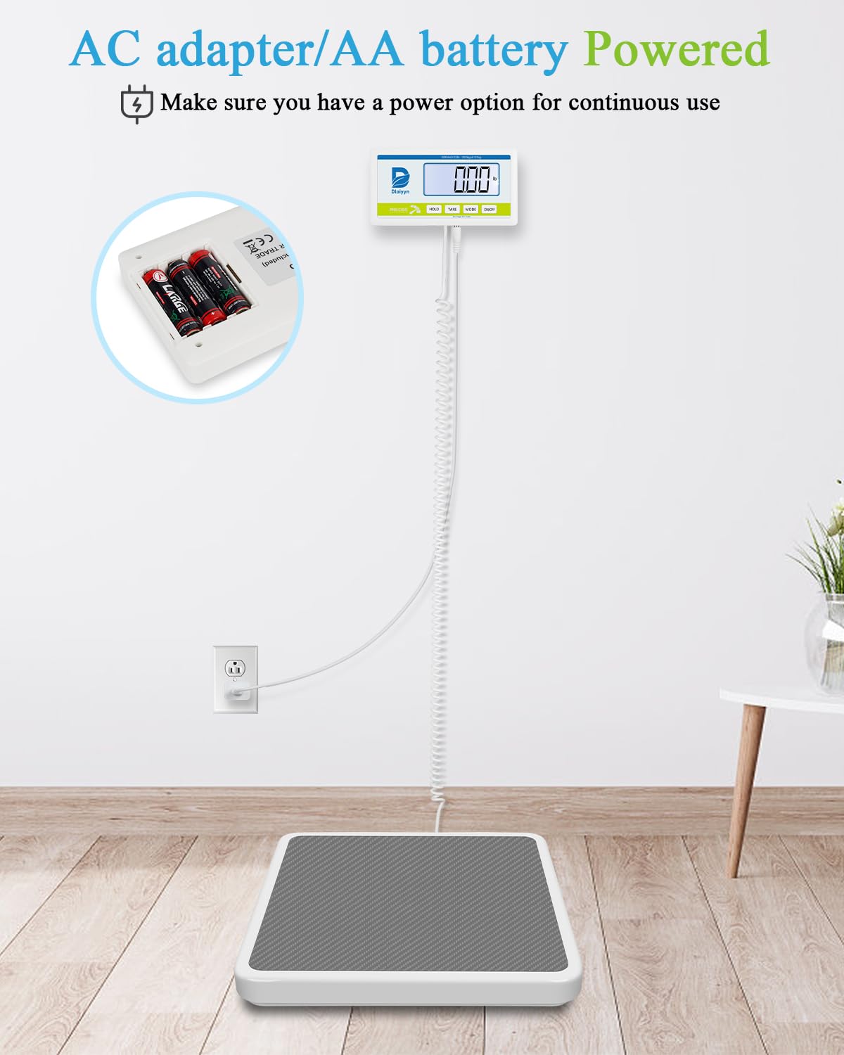 660 lb Digital Medical Floor Scale E928804