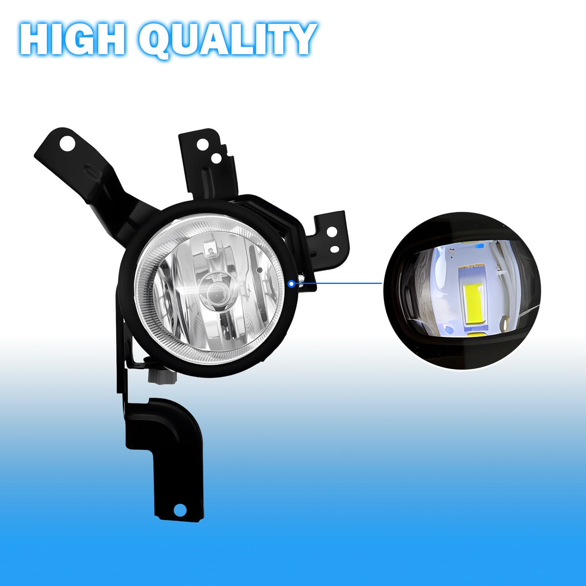 Driving Fog Lights with H11 12V 55W Halogen Bulbs & Switch and Wiring Kit W1735