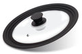 Tempered Glass Lid with Silicone Rim for Pots Pans and Skillets Q364153