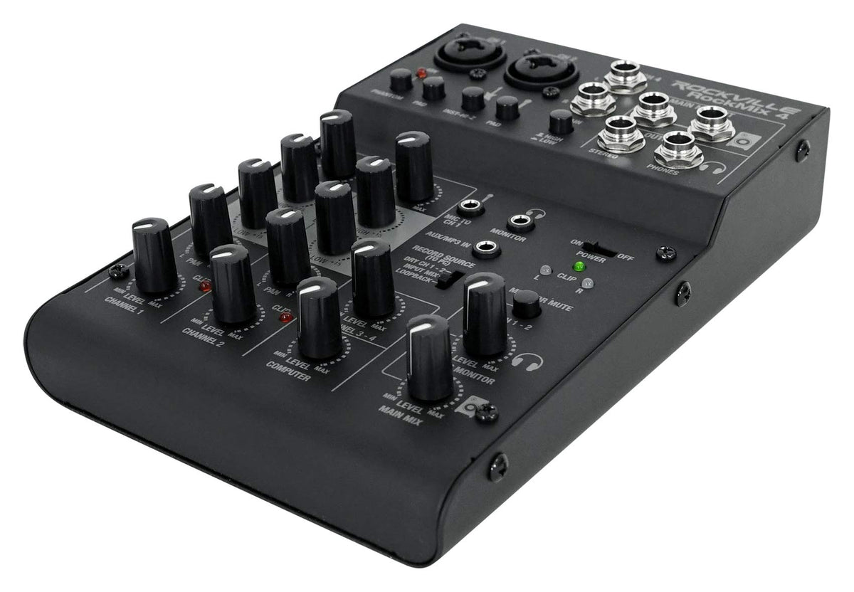 4-Channel Pro Recording Mixer with USB Interface L6266
