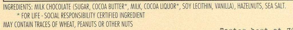 Hazelnut Milk Chocolate Bar 3.2 OZ N743126