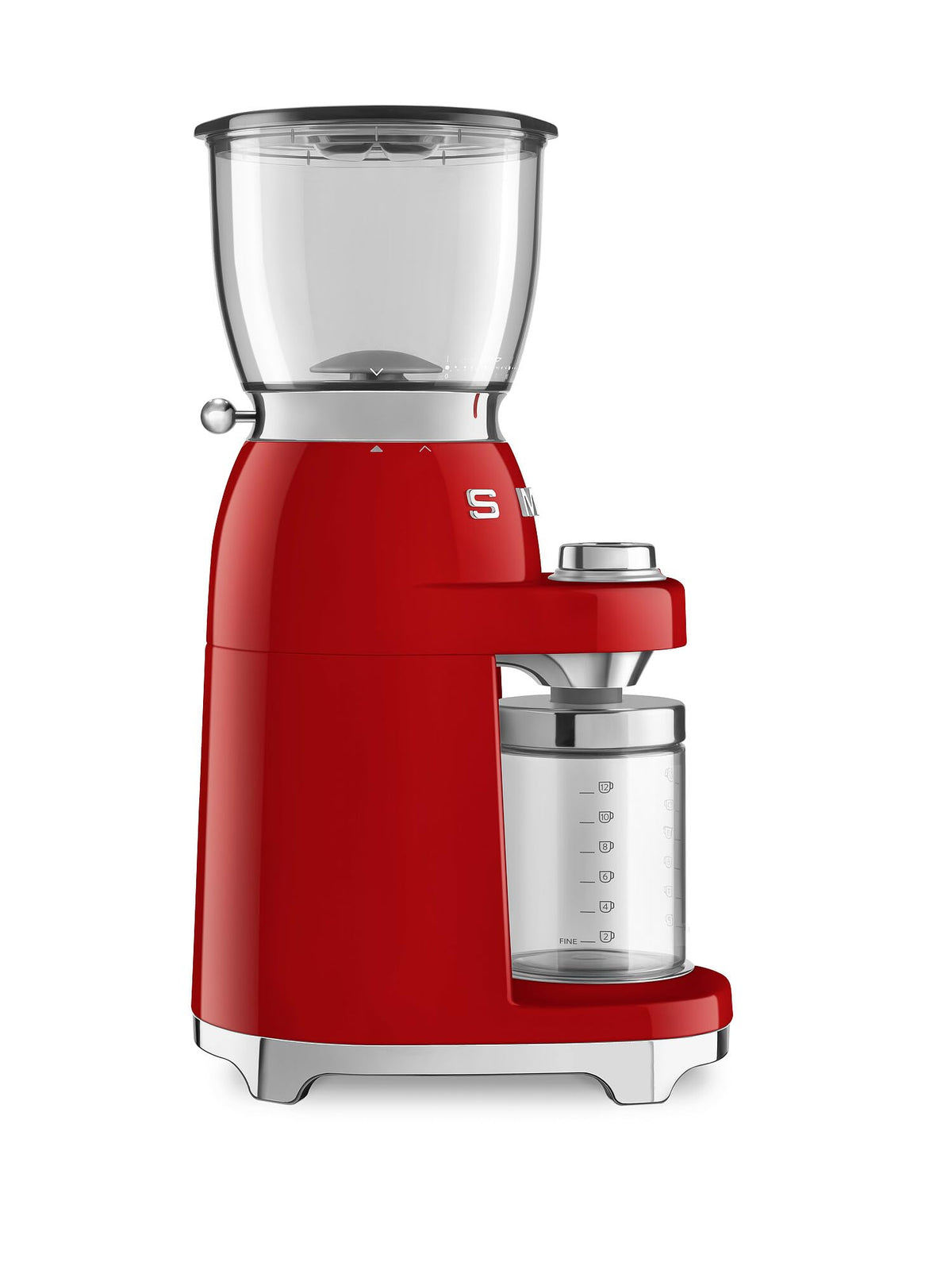 Red Coffee Grinder with 30 Grind Settings L733