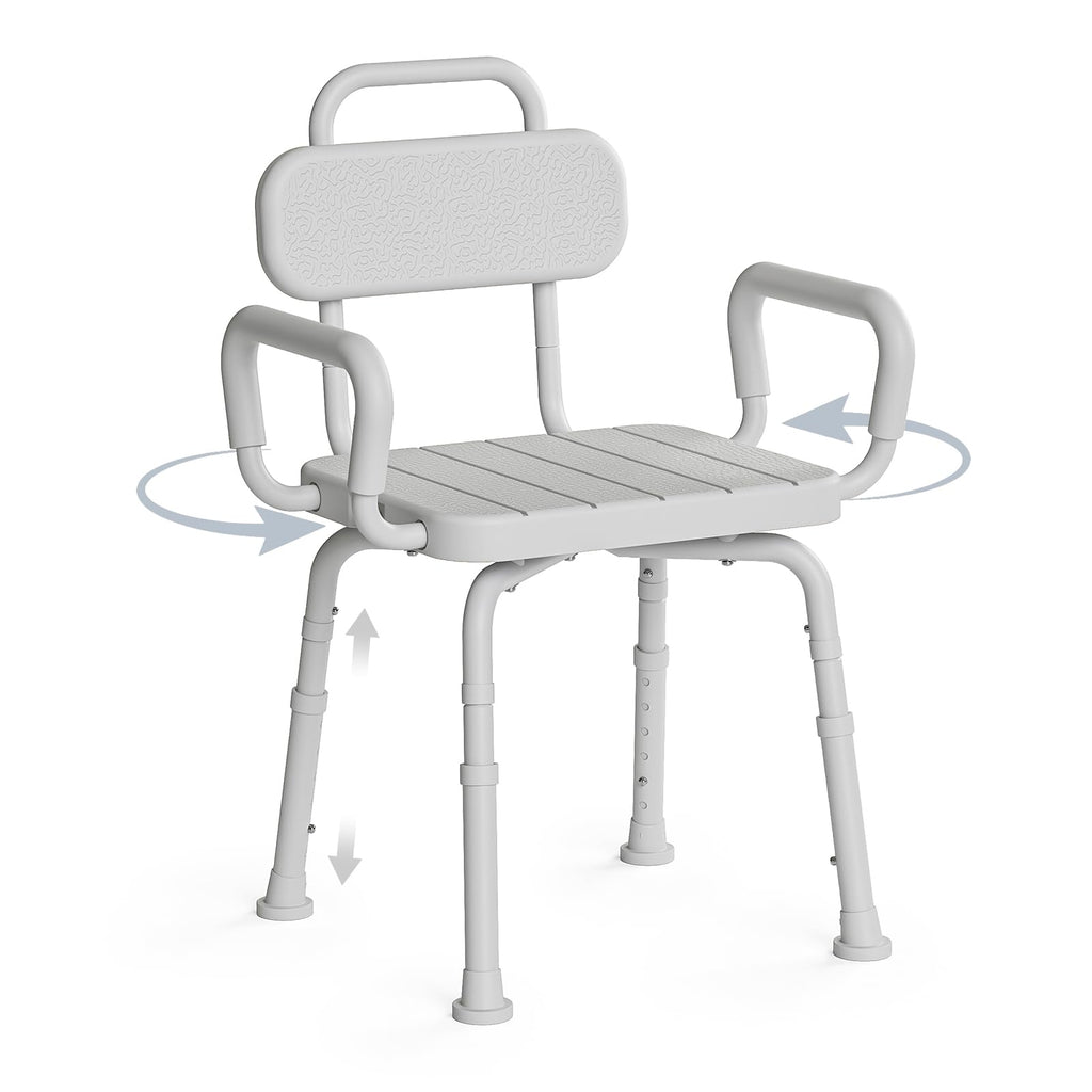 Swivel Shower Chair with Back and Arm B496292