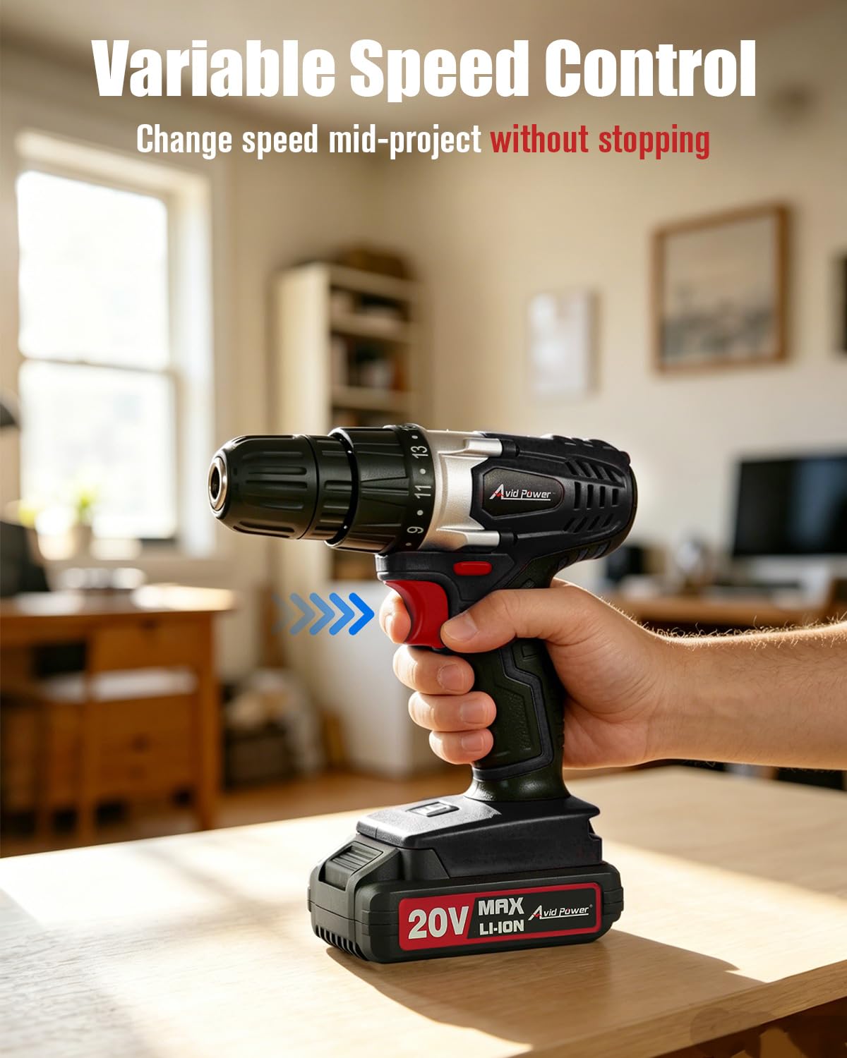 20V Cordless Electric Drill Set V786089