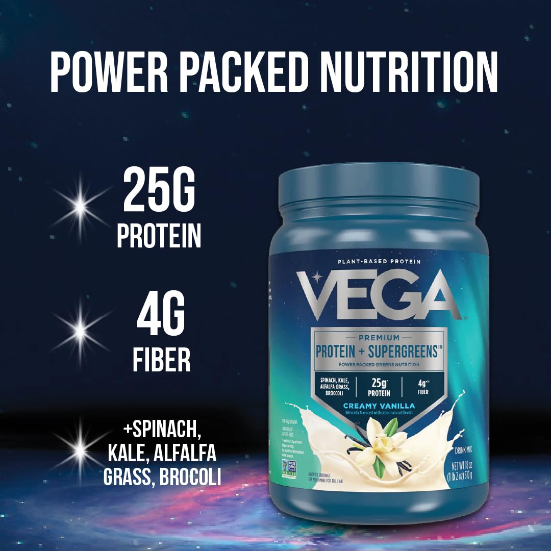 Creamy Vanilla Plant Based Protein Powder D3196