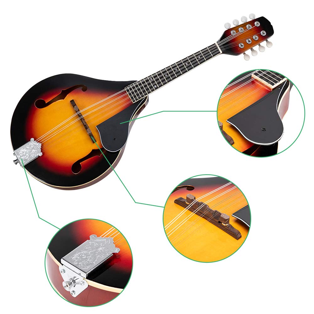 A Style Mandolin Musical Instrument with Guard Board L2362