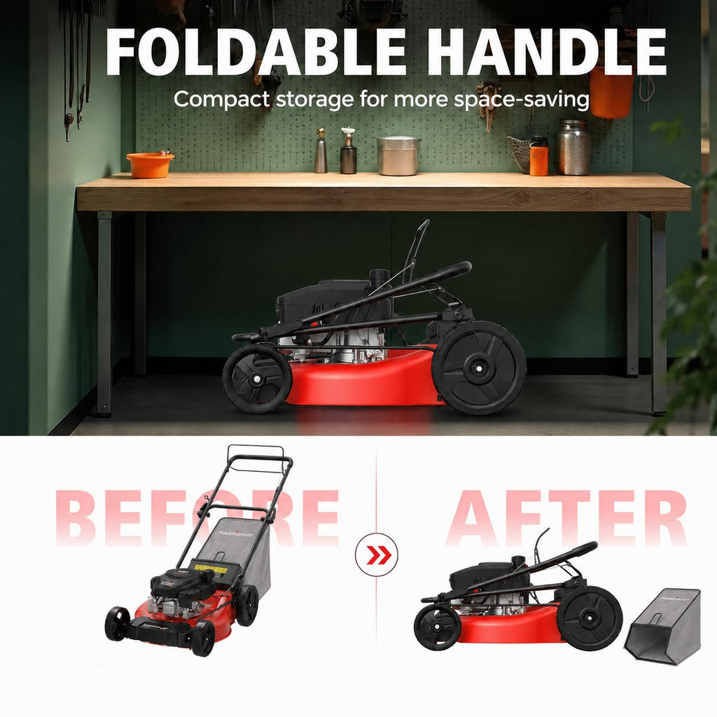 21-Inch 3-in-1 Gas Self-Propelled Lawn Mower K11873