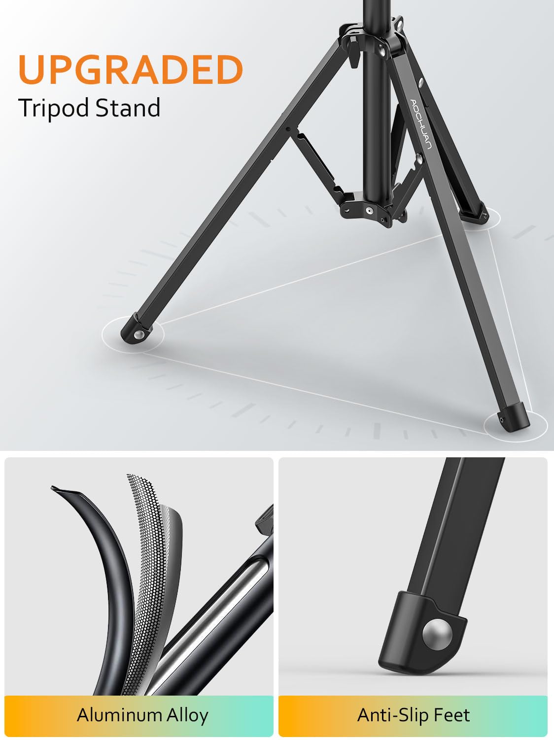 1.7M Aluminum Alloy Camera Tripod Q621
