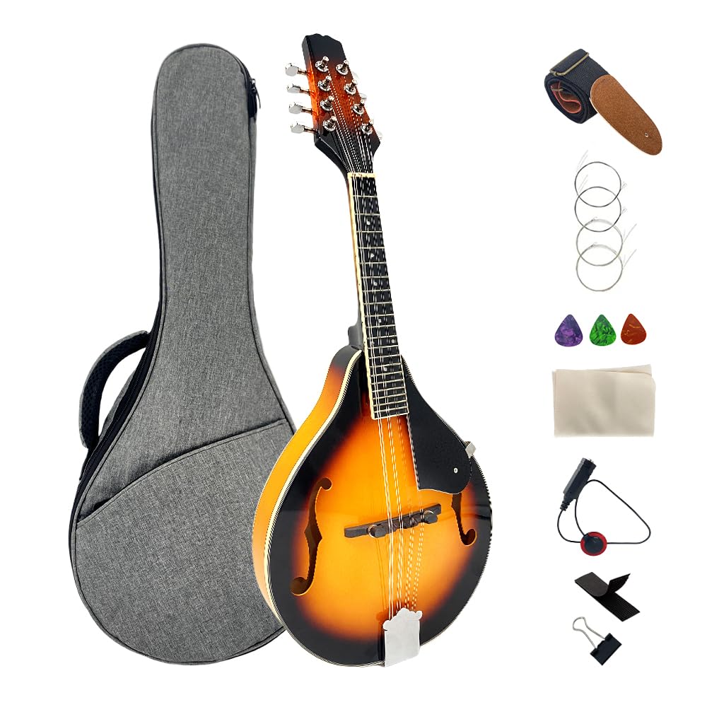 A-Style 8 String Mahogany Acoustic Mandolin M93438