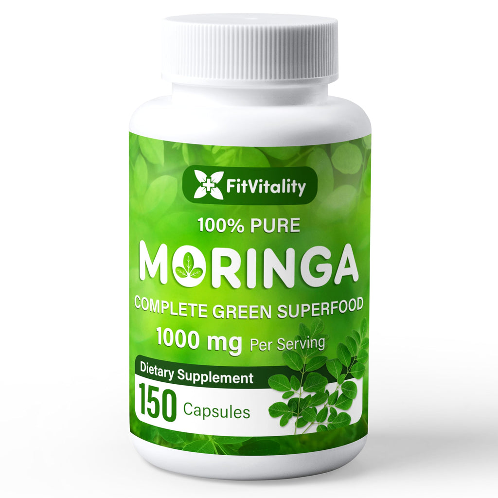 Moringa Oleifera Leaf Extract Capsules 150 Count I2759