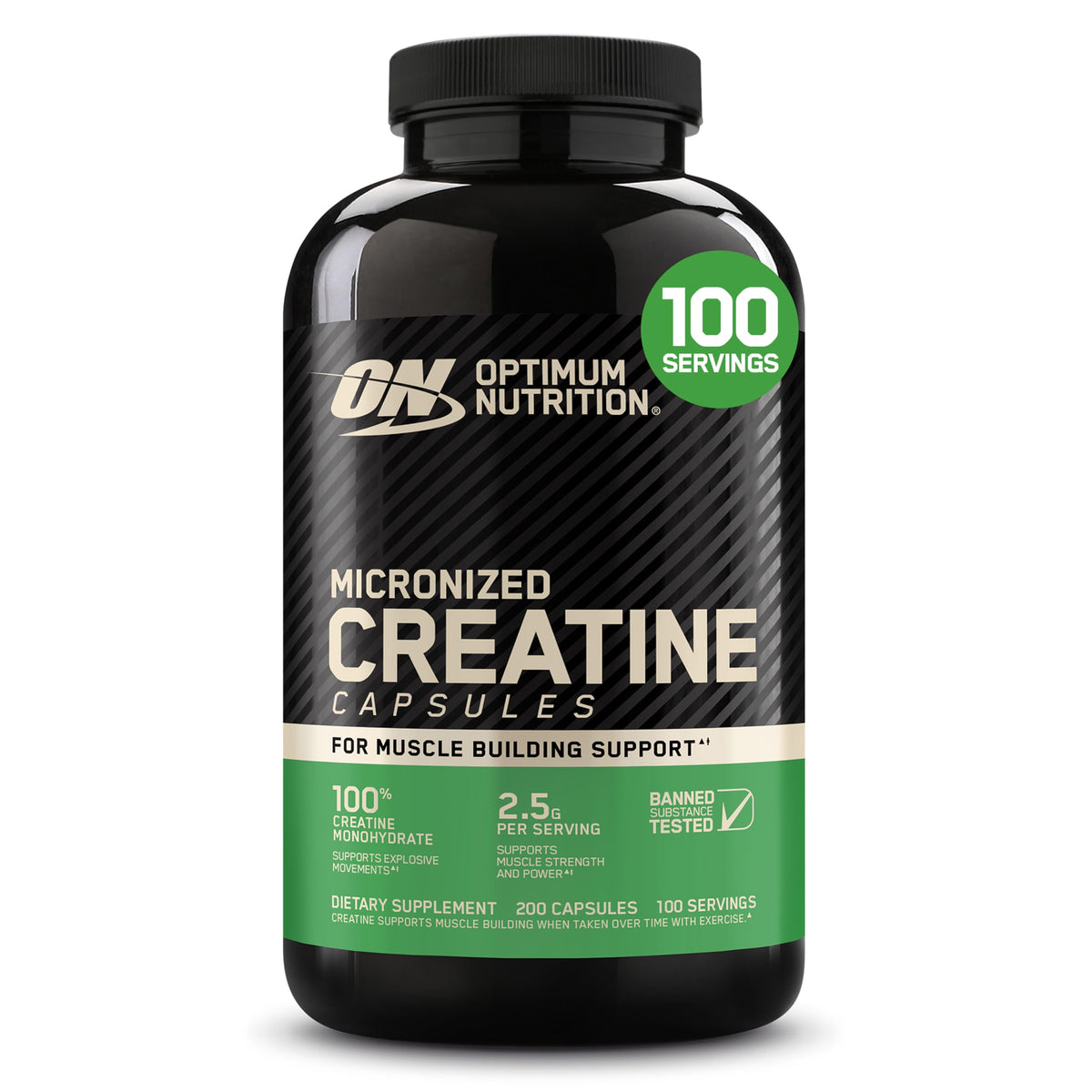 Micronized Creatine Monohydrate Capsules, 200 Ct X220
