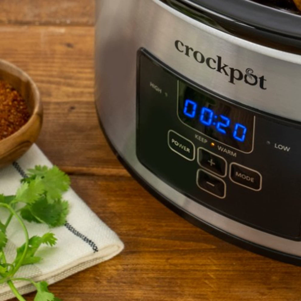 Programmable Slow Cooker, 4 Quart Oval I98496
