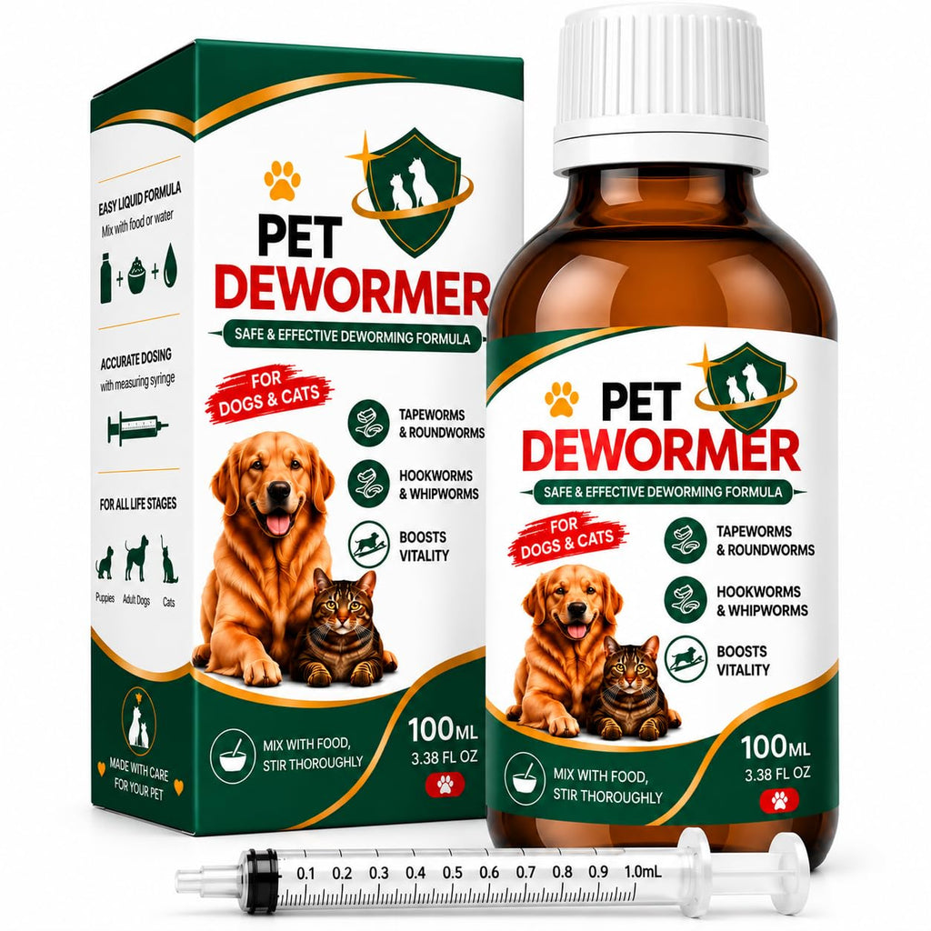 Praziquantel & Pyrantel Pamoate Oral Suspension for Dogs & Cats 3.38 fl oz F346