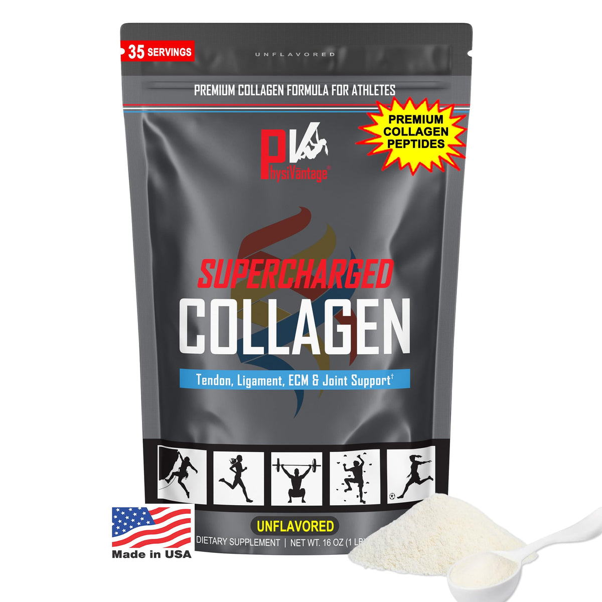 Collagen Peptides Powder Unflavored 16oz K225