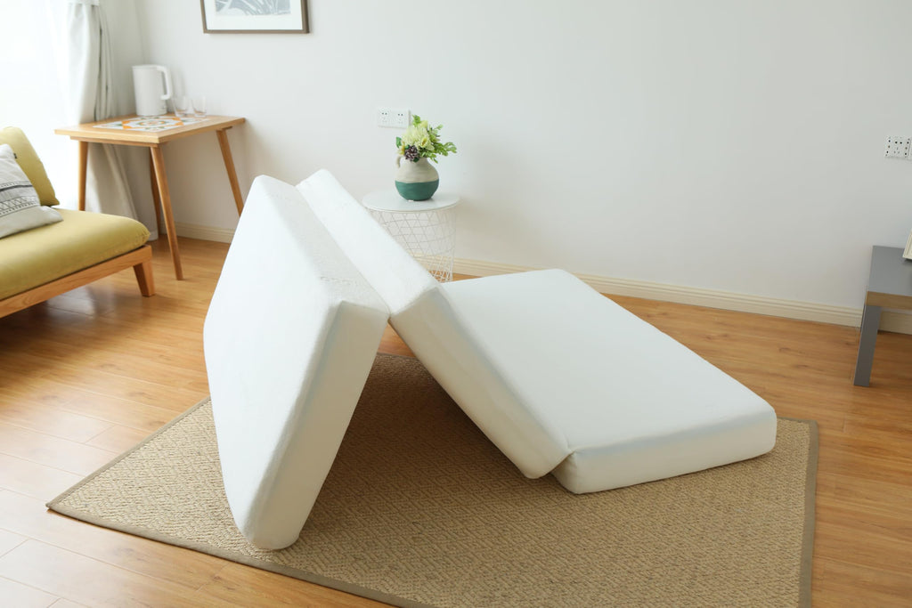 6-Inch Gel Infused Memory Foam Tri-fold Mattress with Bamboo Cover D710