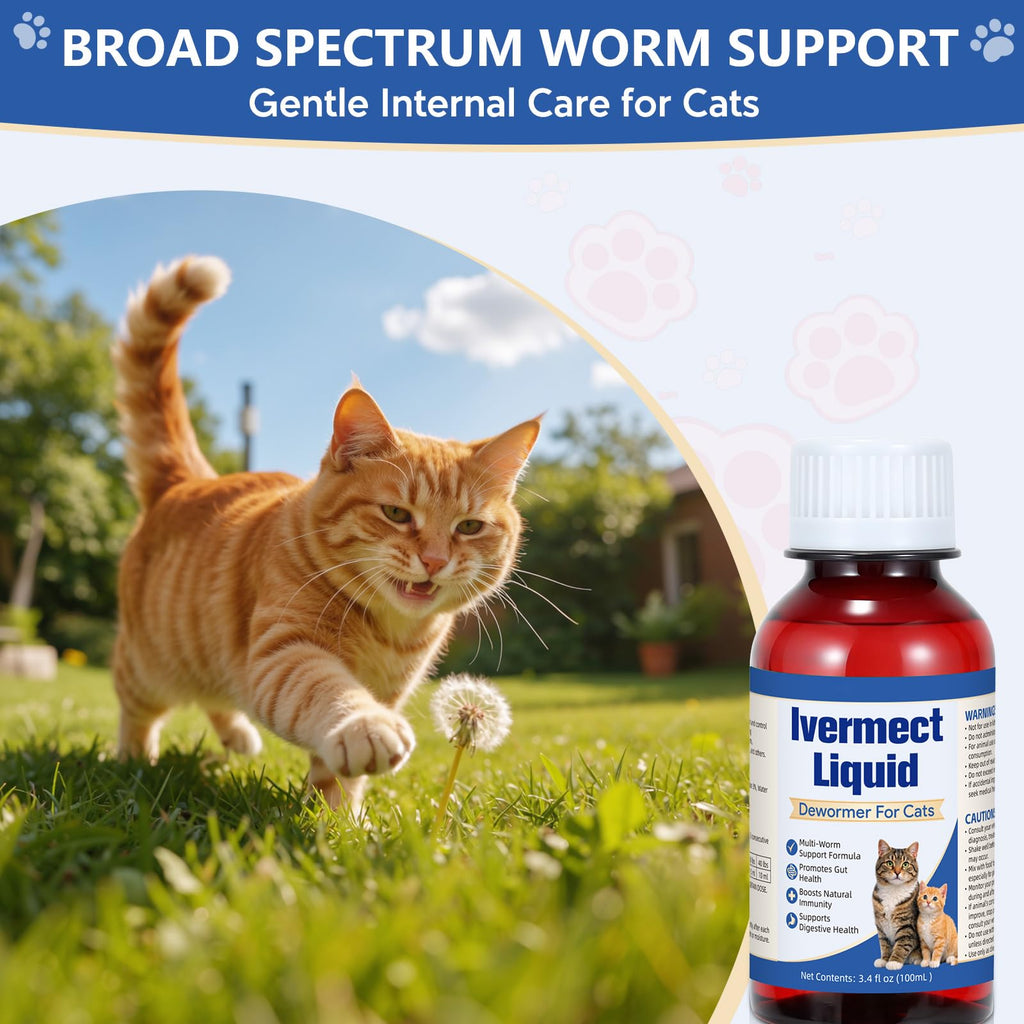 Broad Spectrum Cat Dewormer 100mL M916