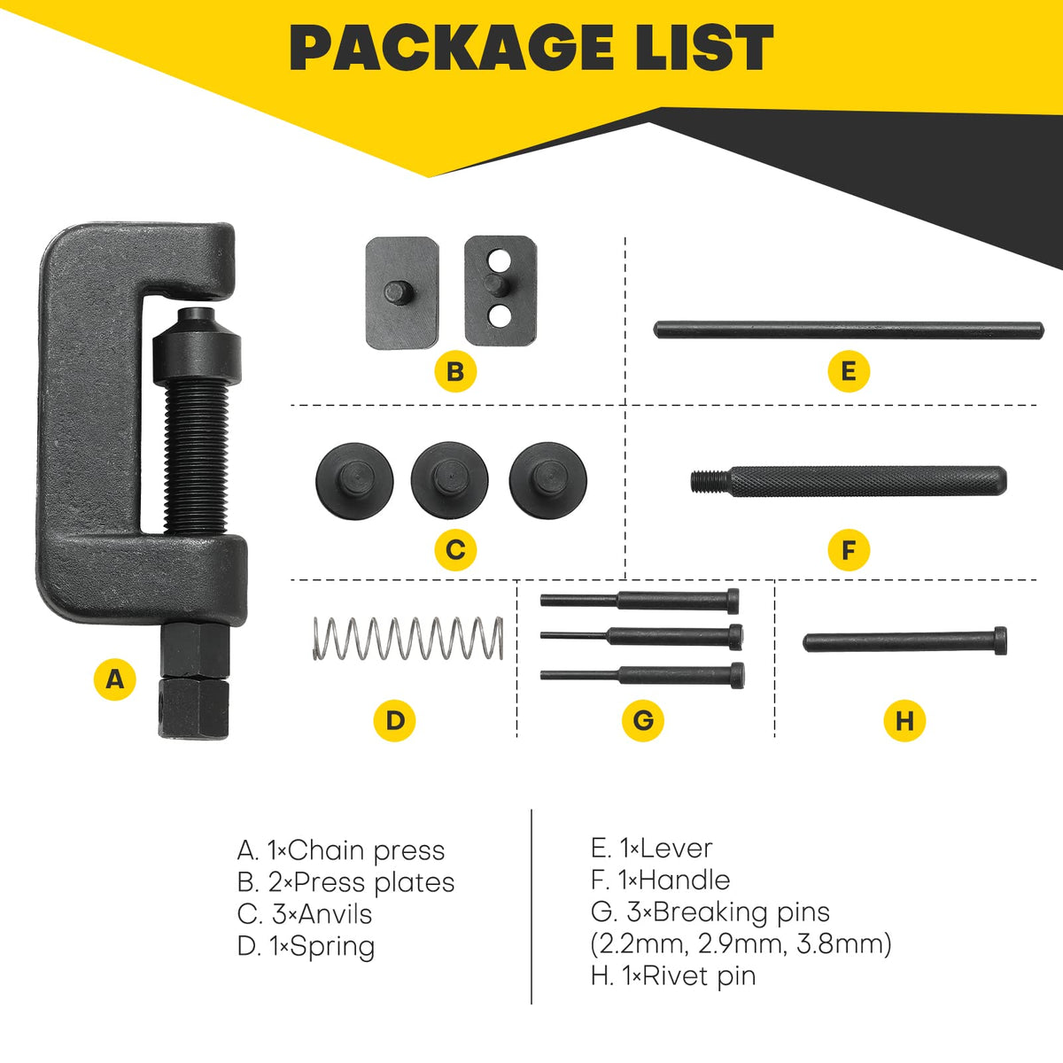 Chain Breaker Tool Kit K740222