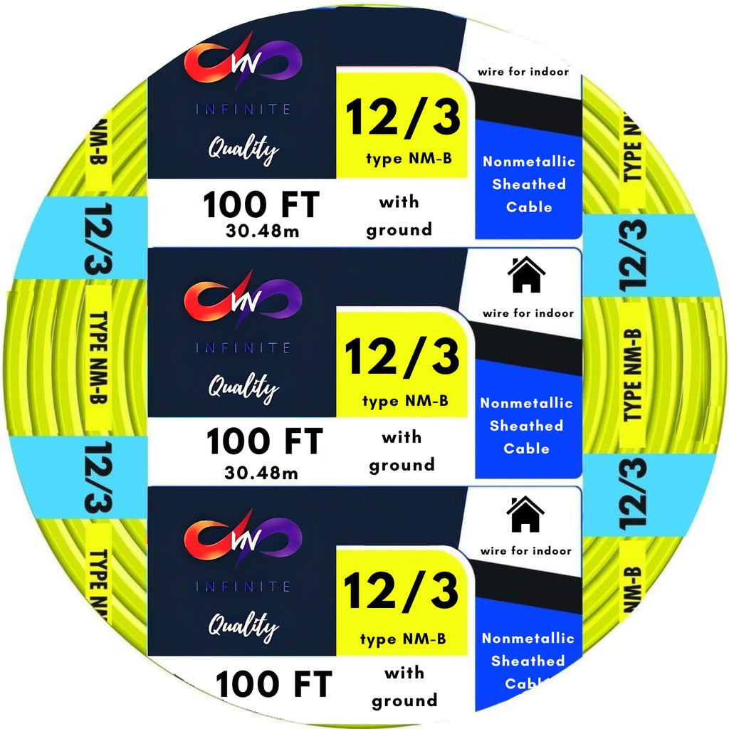Solid Indoor Electrical Wire 100 Ft W4552