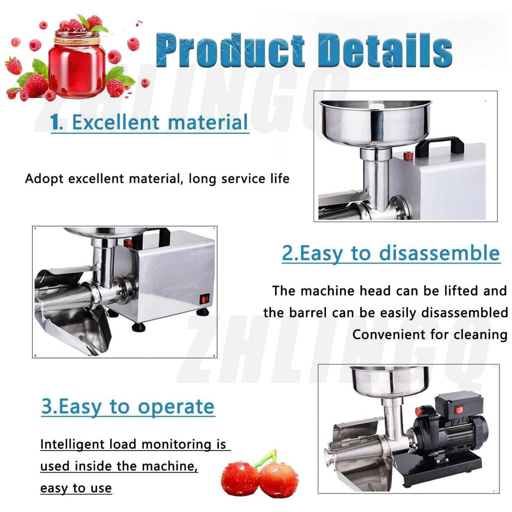 450W Stainless Steel Electric Food Mill I564488
