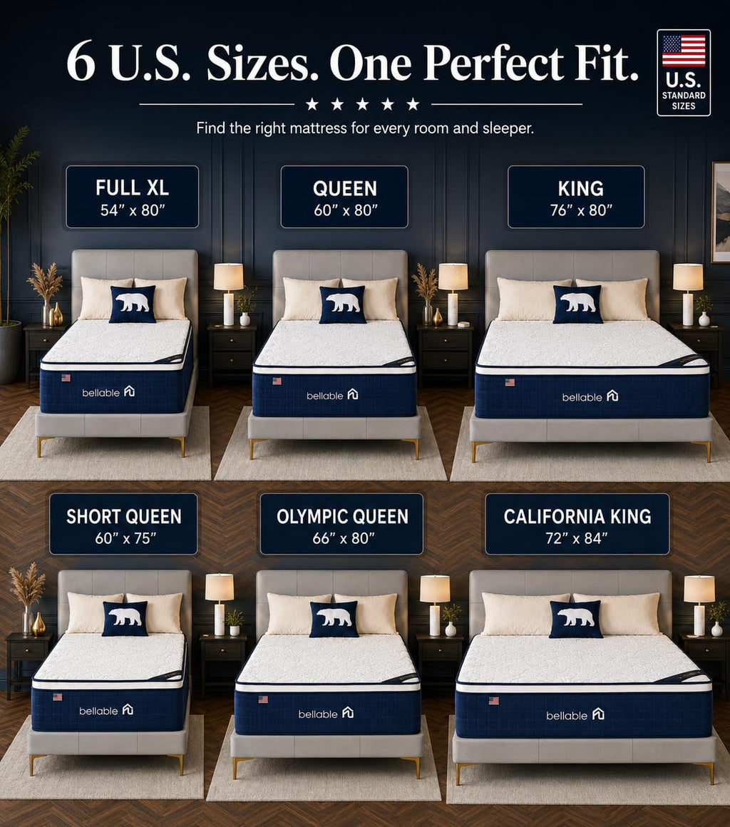 Full XL 14 Inch Cooling Gel Memory Foam Pocket Spring Mattress J965768