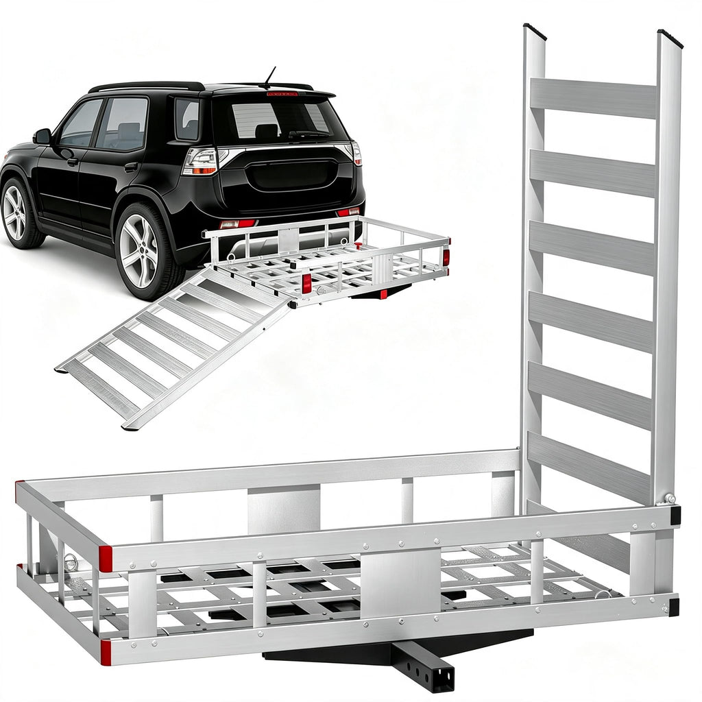 Wheelchair Scooter Carrier with Ramp, 500 lbs Capacity C2342