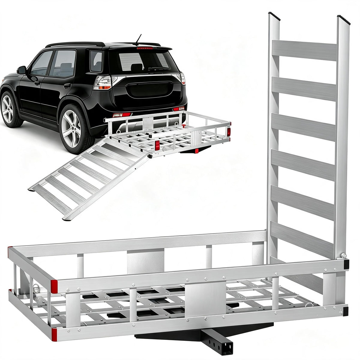 Wheelchair Scooter Carrier with Ramp, 500 lbs Capacity C2342