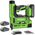 18-Gauge Cordless Brad Nailer 20V 2-in-1 Electric Nail Gun with 2 Batteries Z904820
