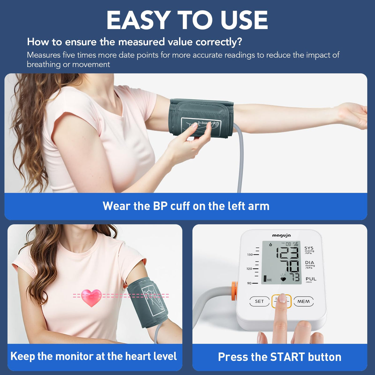 Blood Pressure Monitors with Large Cuff P325