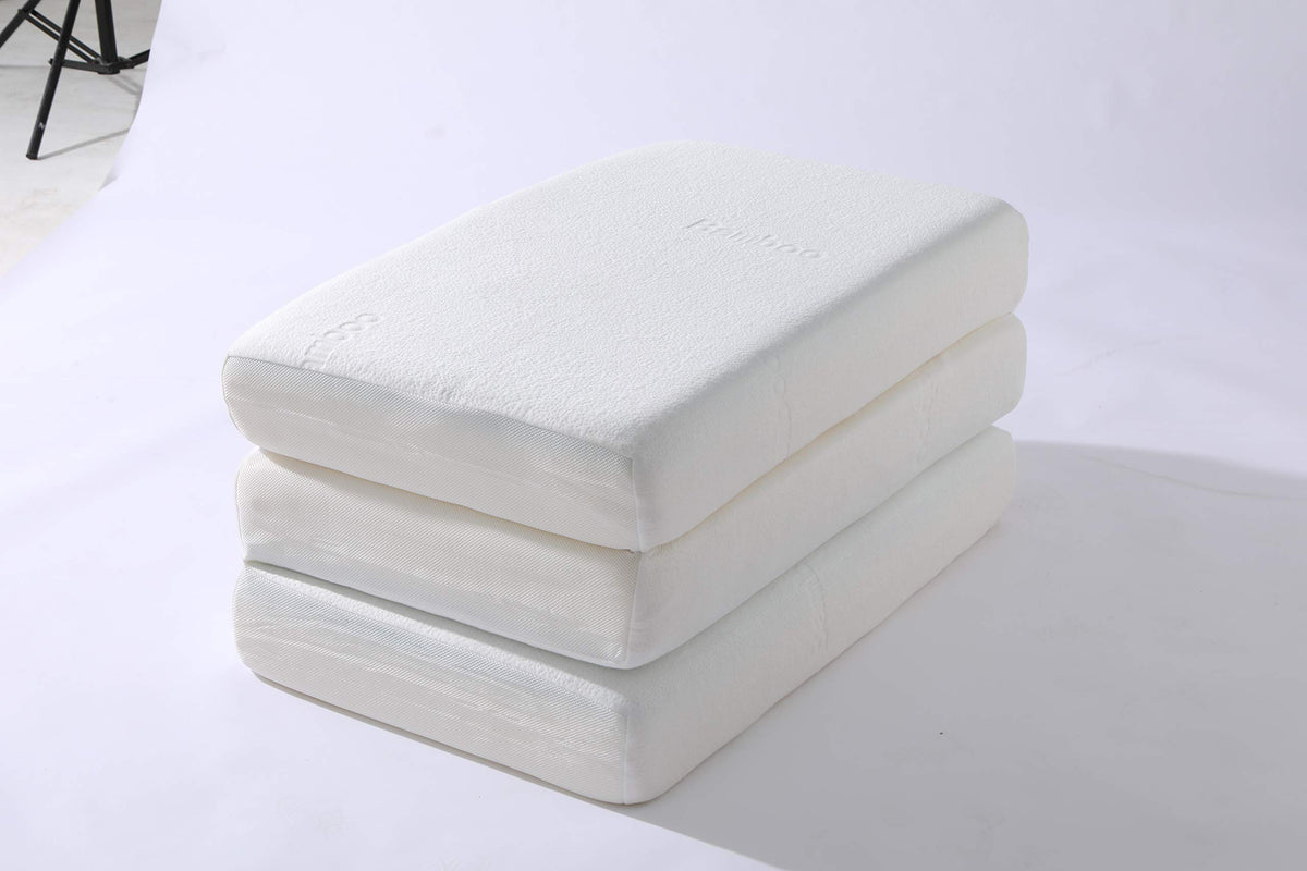6-Inch Gel Infused Memory Foam Tri-fold Mattress with Bamboo Cover D710