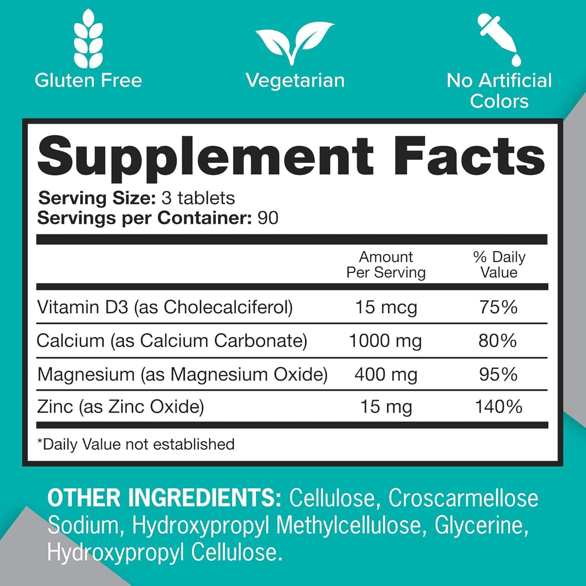 Calcium Magnesium Zinc Tablet 270ct U17604