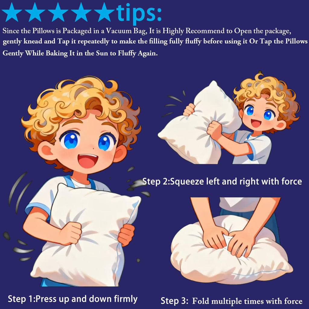 King Size Down Alternative Pillows Set of 2 P3431