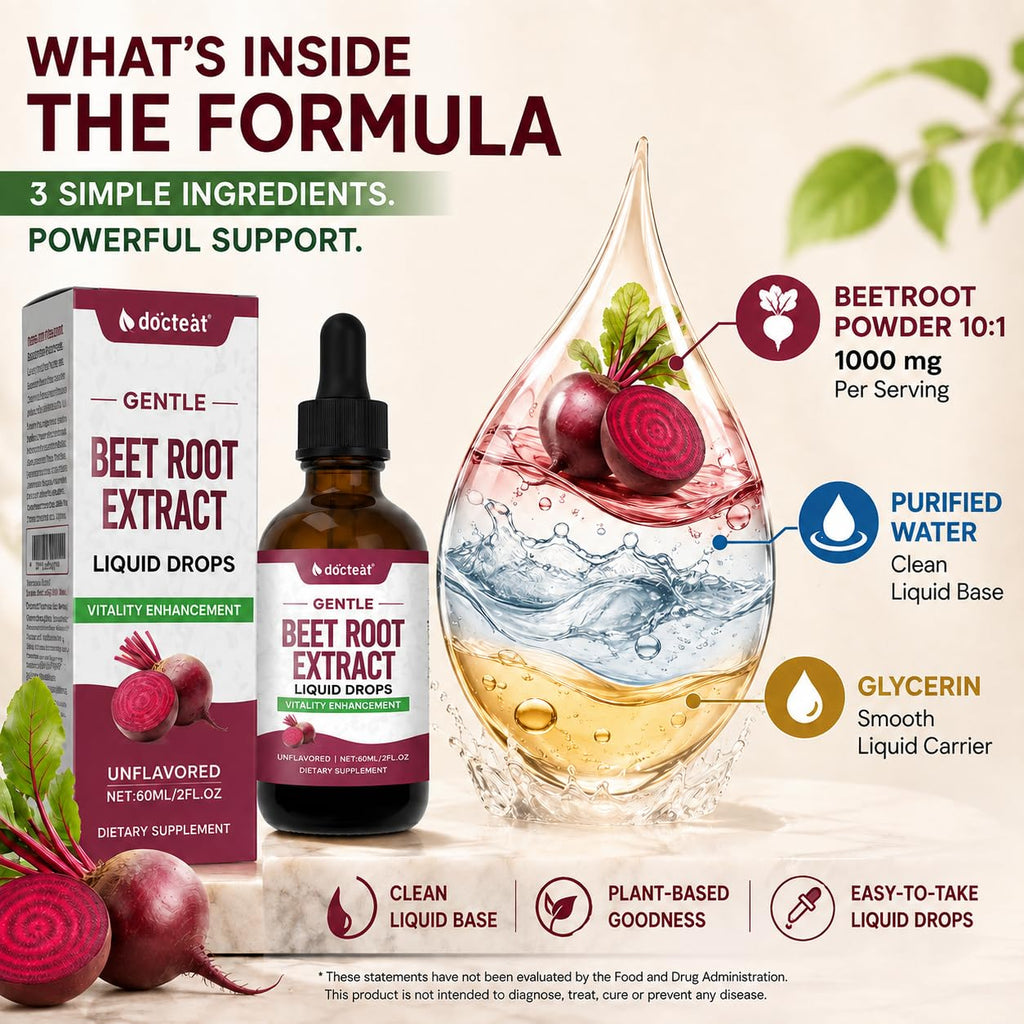 1000mg Beetroot Extract Liquid Drops 60mL R434