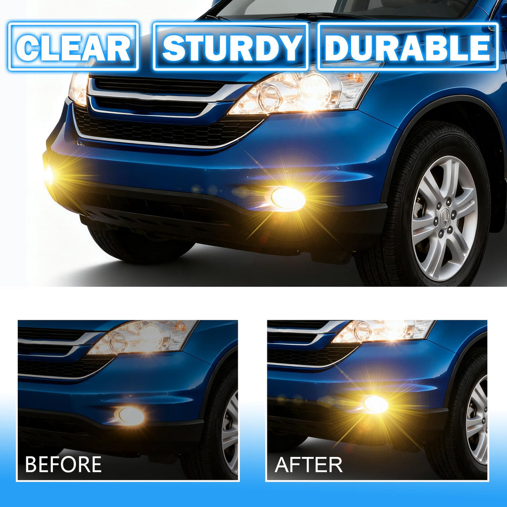 Driving Fog Lights with H11 12V 55W Halogen Bulbs & Switch and Wiring Kit W1735
