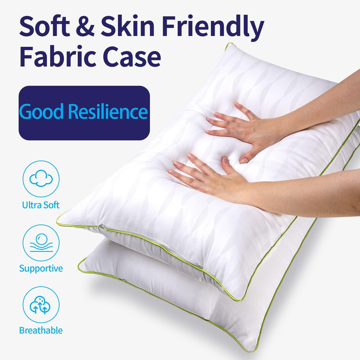 King Size Down Alternative Pillows Set of 2 P3431