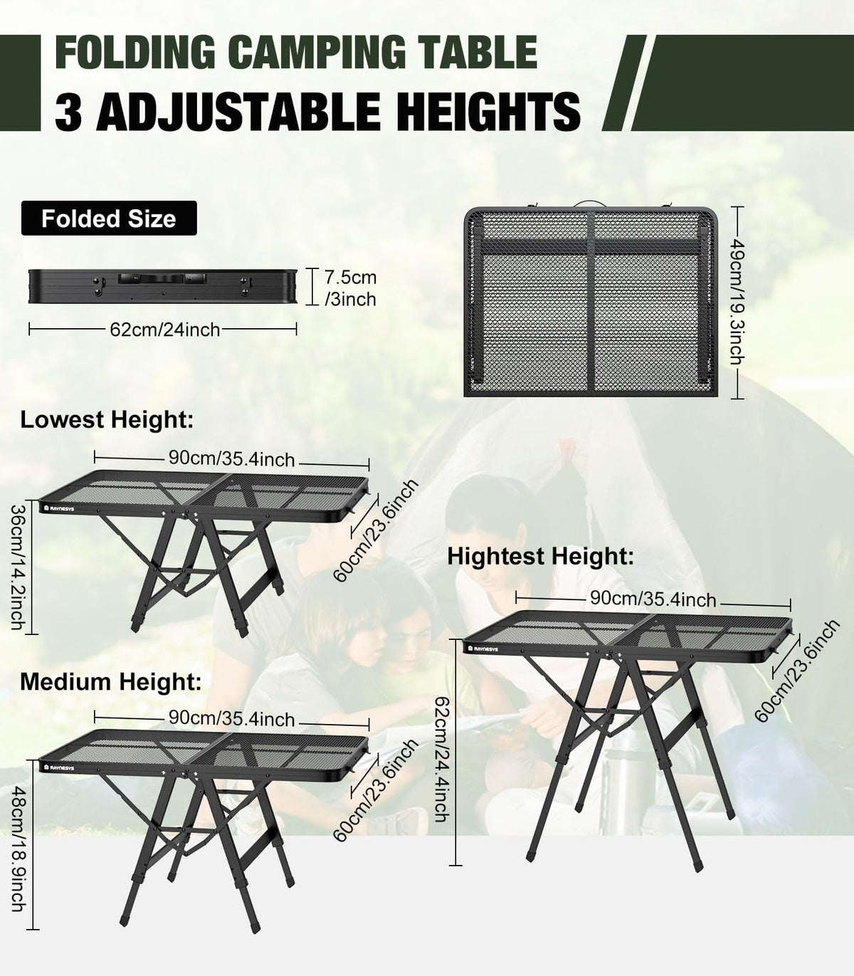 Portable Folding Grill Table Q8896